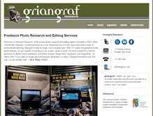Tablet Screenshot of griangraf-research.com